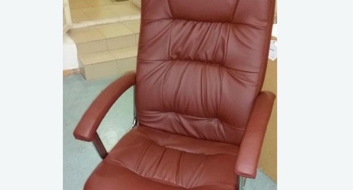Обтяжка офисного кресла. Новодвинск